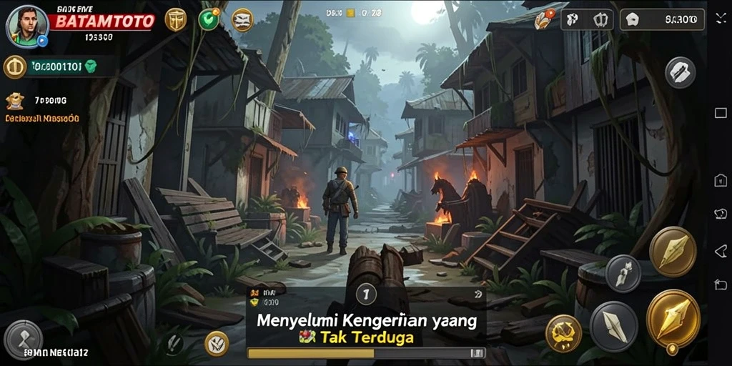 Tampilan menyeramkan dari gameplay BATAMTOTO yang menegangkan.