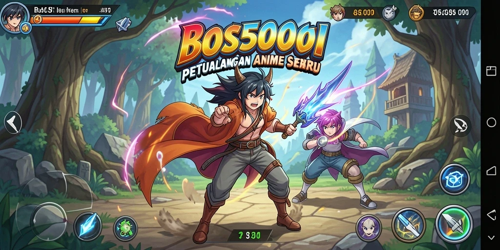 Gameplay seru dengan karakter anime yang menawan.
