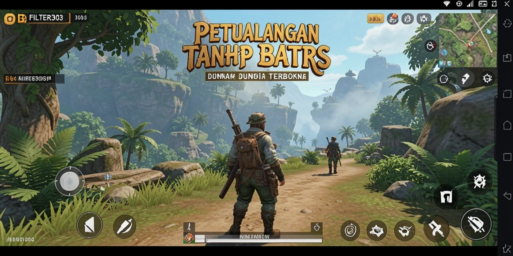 Gameplay seru di dunia terbuka FILTER303 dengan berbagai misi.