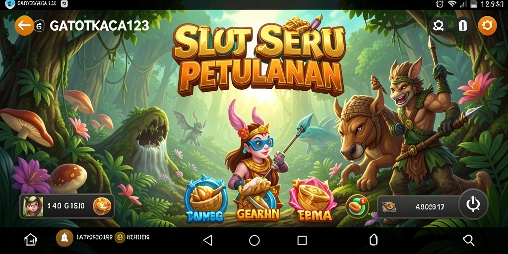 Tampilan screenshot GATOTKACA123 menampilkan keindahan gameplay Slot.