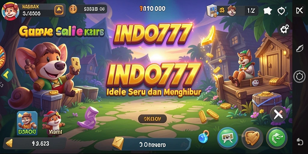 Tampilan gameplay Idle menyenangkan dari INDO777.