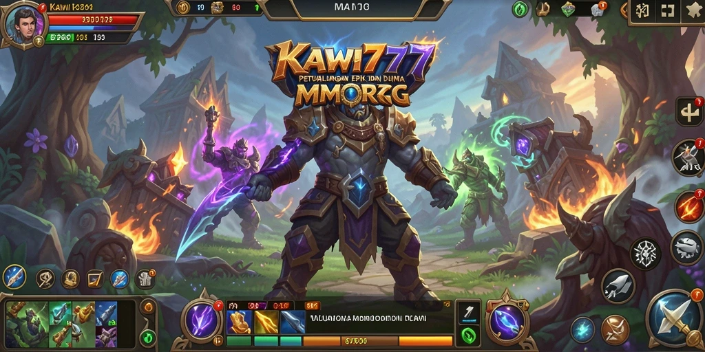 Gameplay KAWI777 yang memukau dan penuh aksi MMORPG.