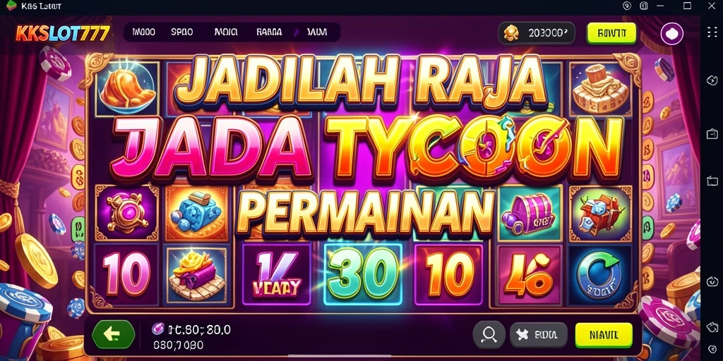 Tampilan menarik dari gameplay KKSLOT777 yang penuh dengan slot dan tantangan.