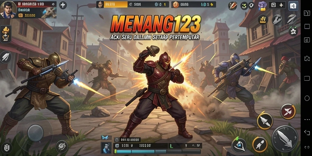Tampilan menarik dari gameplay seru dalam MENANG123.