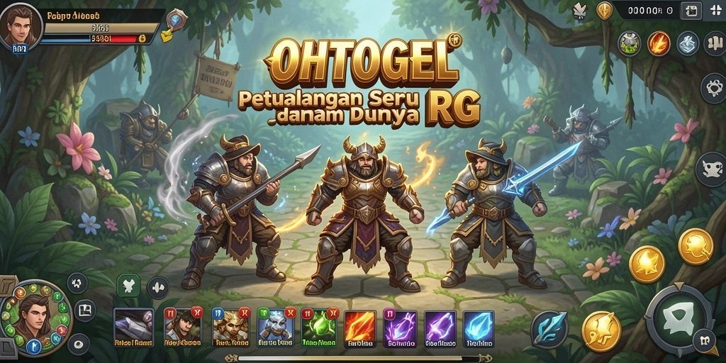 Screenshot gameplay OHTOGEL yang menampilkan aksi seru dalam petualangan RPG.