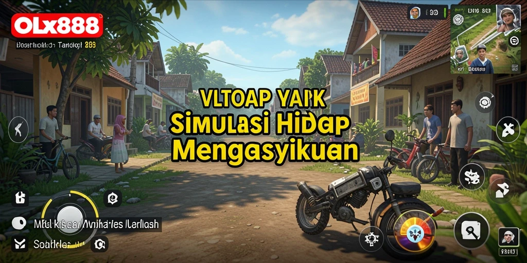 Tampilan gameplay menarik dari OLX888 yang menunjukkan interaksi karakter.