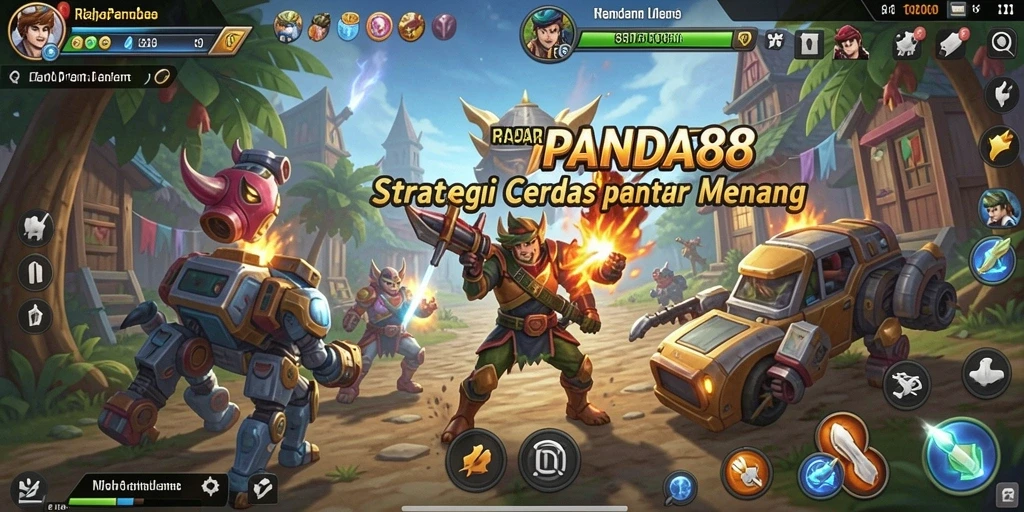 Tampilan seru dari gameplay RAJAPANDA88 yang penuh strategi.